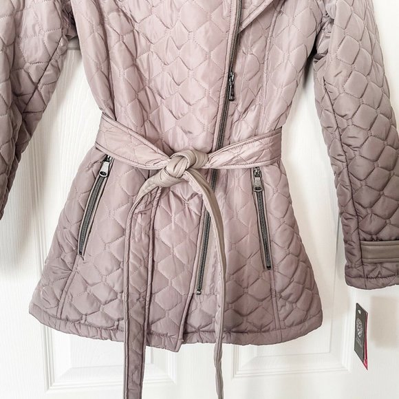 NWT Vince Camuto Quilted Coat V29721-LT - XS - Picture 3 of 5